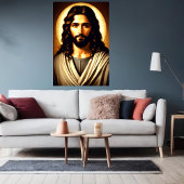 Cool portret van Jezus Christus | AI Art Poster