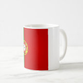 Cool Portugal Flag Koffiemok (Voorkant rechts)