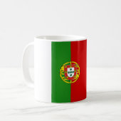 Cool Portugal Flag Koffiemok (Voorkant links)