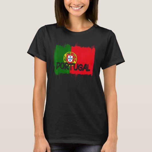 Cool Portugal Flag T-shirt (Voorkant)