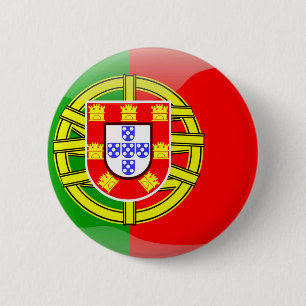 Cool Portugal Vlag kleurrijk land Nationaliteit Ronde Button 5,7 Cm