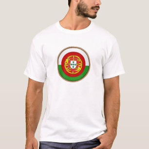 Cool Portugal Vlag zegel T-shirt