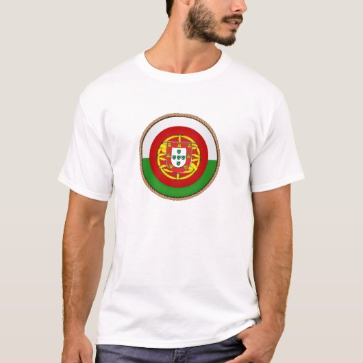 Cool Portugal Vlag zegel T-shirt (Voorkant)