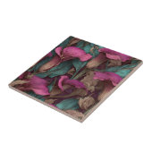 Cool Portuguese Calle Lilies Tiles For Bathroom Tegeltje (Zijkant)
