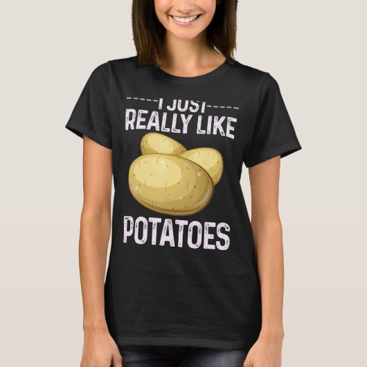 Cool Potato Vegetable Costuum dat ik echt leuk vin T-shirt (Voorkant)