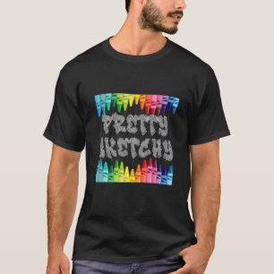 Cool Potlood Kunstenaar Kunst Voor Mannen Vrouwen T-shirt