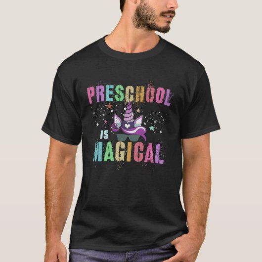 Cool PRESCHOOL IS MAGICAL PreK I'm Unicorn Teacher T-shirt (Voorkant)