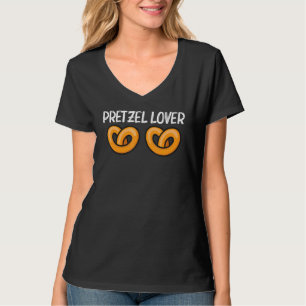 Cool Pretzel Art voor mannen met een knuppende doo T-shirt