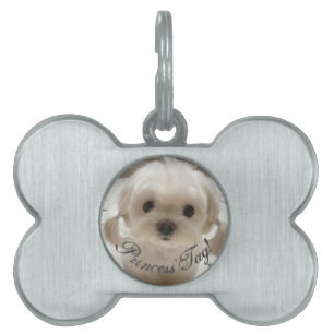 Cool Princess Label Dog Framed Pet Tag Huisdieren Naamplaatje