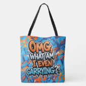 Cool Print van Natasha Us Tote Bag (Achterkant)