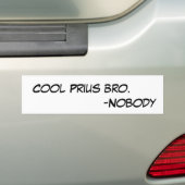 Cool Prius bumber sticker (Op auto)