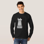 Cool Professional Chess Master Chess Piece T-shirt (Voorkant volledig)