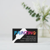 Cool Professional Painter Visitekaartje (Staand voorkant)