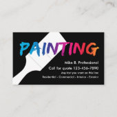 Cool Professional Painter Visitekaartje (Voorkant)