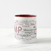 Cool Project Manager PMP Label Cloud Mok (Midden)