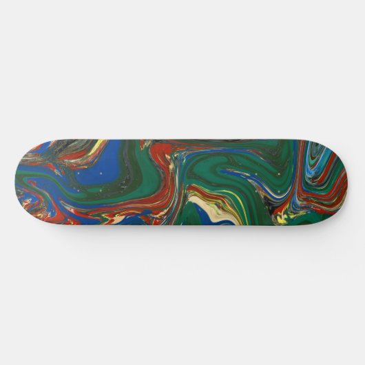 Cool Psychedelic Pattern Skateboard (Horizontaal)