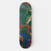 Cool Psychedelic Pattern Skateboard (Voorkant)