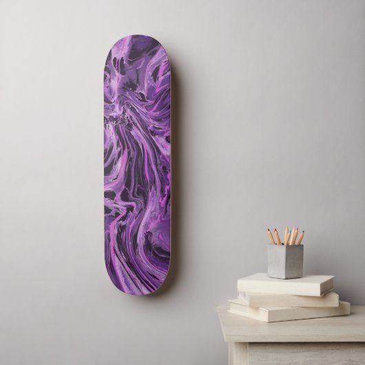 Cool Psychedelic Pattern Skateboard (Muurkunst)