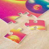 Cool Psychedelic Psychonaut Kitty Kat Legpuzzel (Zijkant)