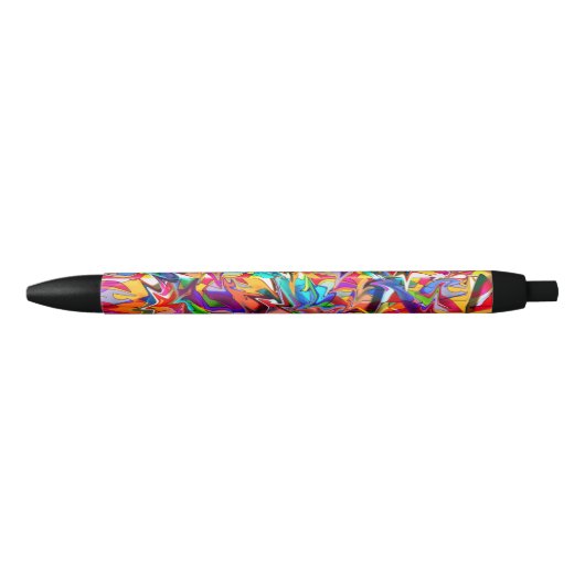Cool Psychedelic Trippy Colorful Pen (Voorkant)