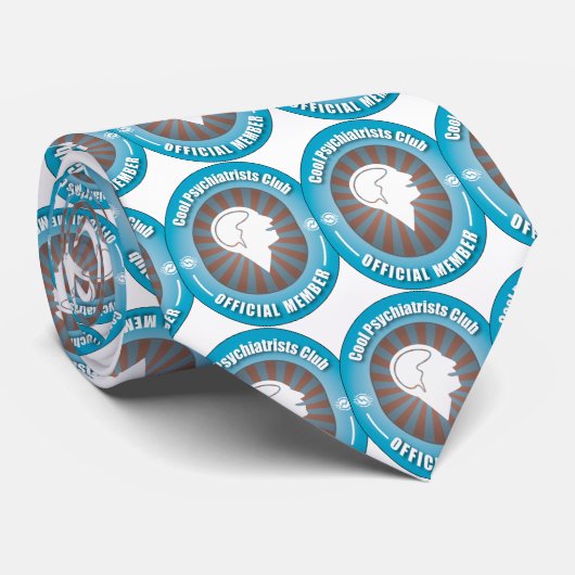 Cool Psychiatrists Club Stropdas (Opgerold)
