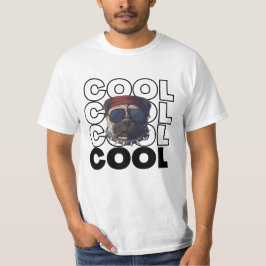 Cool Pug Grafische T-Shirt voor Hondenliefhebbers