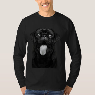 Cool Pug Steken Tong Uit In Speelse Defiance T-shirt
