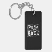 Cool Punk Rock Punkrock Hardrock Music Rockn Roll Sleutelhanger (Voorkant Links)