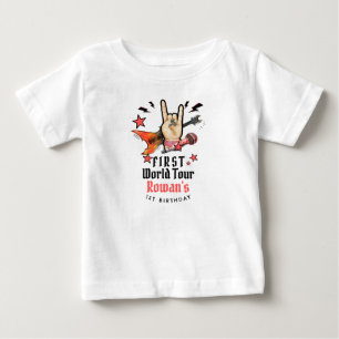 Cool Punk Rockstar Eerste Verjaardag 