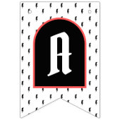 Cool Punk Rockstar Verjaardag Vlaggetjes (Derde vlag)