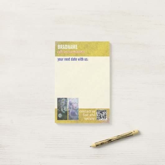 cool purple adhesive label reminder post-it® notes (Op bureau)