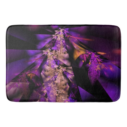 Cool purple leaves badmat (Voorkant)
