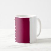 Cool Qatar Flag Koffiemok (Voorkant rechts)