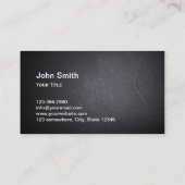 Cool QR Code Embed Donker Visitekaartje in (Achterkant)