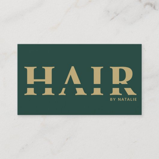 Cool QR Code Haarstylist Cosmetology Professional Visitekaartje (Voorkant)