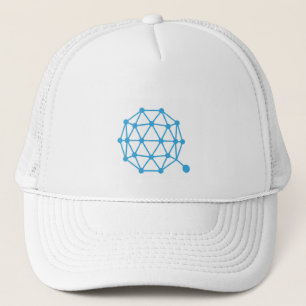Cool Qtum Cryptocurrency Coin Sign. Trucker Pet