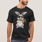 Cool Rabbit Face With Sunglasses Carrot Bunny For T-shirt (Voorkant)