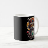 Cool Raccoon Buddy Koffiemok (Voorkant rechts)
