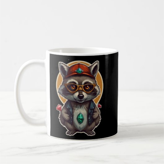 Cool Raccoon Buddy Koffiemok (Links)