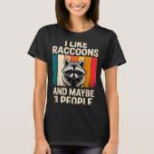 Cool Raccoon Design For Men Women Kids Racoon Racc T-shirt (Voorkant)