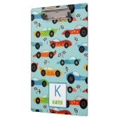 Cool Race Cars Aangepaste Kinderen Klembord (Links)