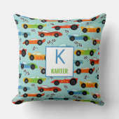 Cool Race Cars Aangepaste Kinderen Kussen (Voorkant)