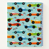 Cool Race Cars Aangepaste Kinderen Notitieboek (Achterkant)