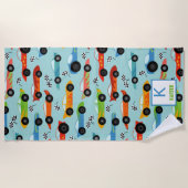 Cool Race Cars Aangepaste Kinderen Strandlaken (Voorkant)