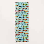 Cool Race Cars Aangepaste Kinderen Yogamat (Achterkant)