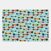 Cool Race Cars Kinderen van Birthday Inpakpapier Vel (Voorkant 2)
