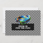 Cool Racing Car Party voor kinderen Kaart (Achterkant)