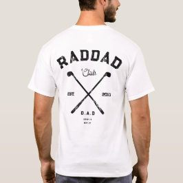 Cool Rad Dad Golf Club Funny Vaderdag T-shirt