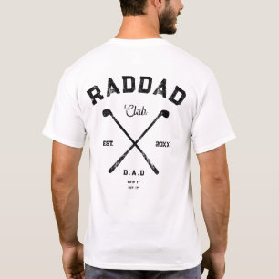 Cool Rad Dad Golf Club Funny Vaderdag T-shirt