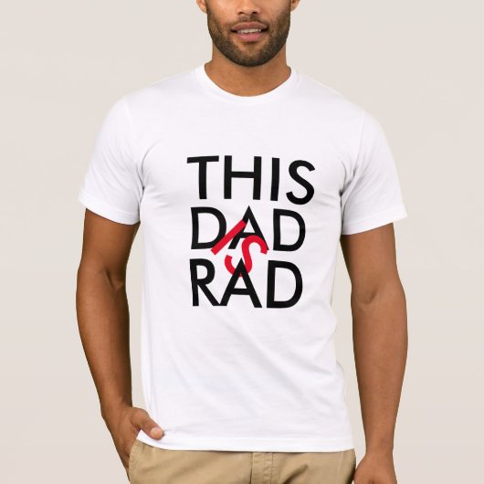 Cool Rad Dads Club Shirt - Vaderdag cadeau (Voorkant)